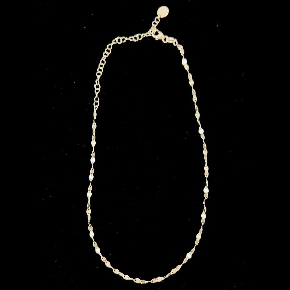 Argento Vivo Laser Disc Sterling Silver 925 Choker Chain Necklace - Nordstrom